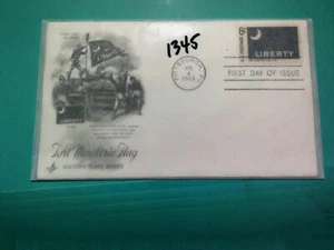 U. S.Stamp FDC- 1345 - Vintage Flags - ArtCraft cachet-comb. shipping - Picture 1 of 1
