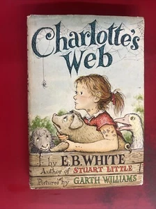 Charlotte's Web by E.B White First Edition Hardcover with Dust Jacket 1952 - Picture 1 of 11