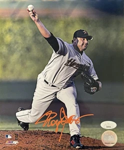 ROGER CLEMENS SIGNED 8X10 HOUSTON ASTROS PHOTOFILE PHOTO ROCKET ASTROS JSA COA - Picture 1 of 1