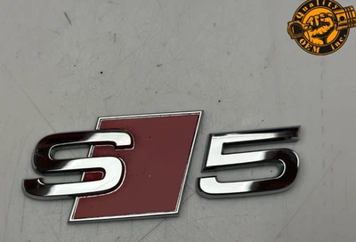 2008-2024 AUDI S5  REAR TRUNK EMBLEM BADGE "S5" OEM - Image 1 of 2