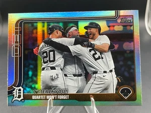 2025 Topps Series 2 Detroit Tigers Rainbow Foilboard CHECKLIST #491 plus BASE - Bild 1 von 5