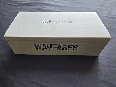 Ray-Ban Meta Smart Glasses Wayfarer Shiny Black/G15 Green New With Tags RW4006 - Image 1 of 4