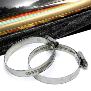2X HPS Stainless Steel Embossed Hose Clamp, Range: 4-5/16" - 5" (110mm-127mm) - Picture 1 of 3