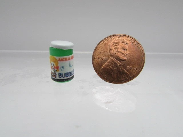 Casa de muñecas miniatura réplica burbujas tarro plástico contenedor MUL5005 Foto 1 de 1
