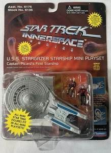 Star Trek U.S.S Stargazer Starship Mini Juego Serie Innerspace De Colección 1995 - Imagen 1 de 3