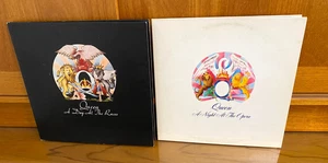 Queen Night Opera Day Races 1st Press vinyl records 2 LPs Ultrasonic Clean EX-NM - Imagen 1 de 20