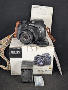 Sony Cyber-shot DSC-HX300 20.4MP digital camera zoom 50x 2 Batt Charger Strap - Picture 1 of 16