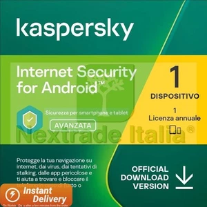 INTERNET SECURITY FOR ANDROID 2019 2025 1 DISPOSITIVO 1 ANNO - Foto 1 di 7