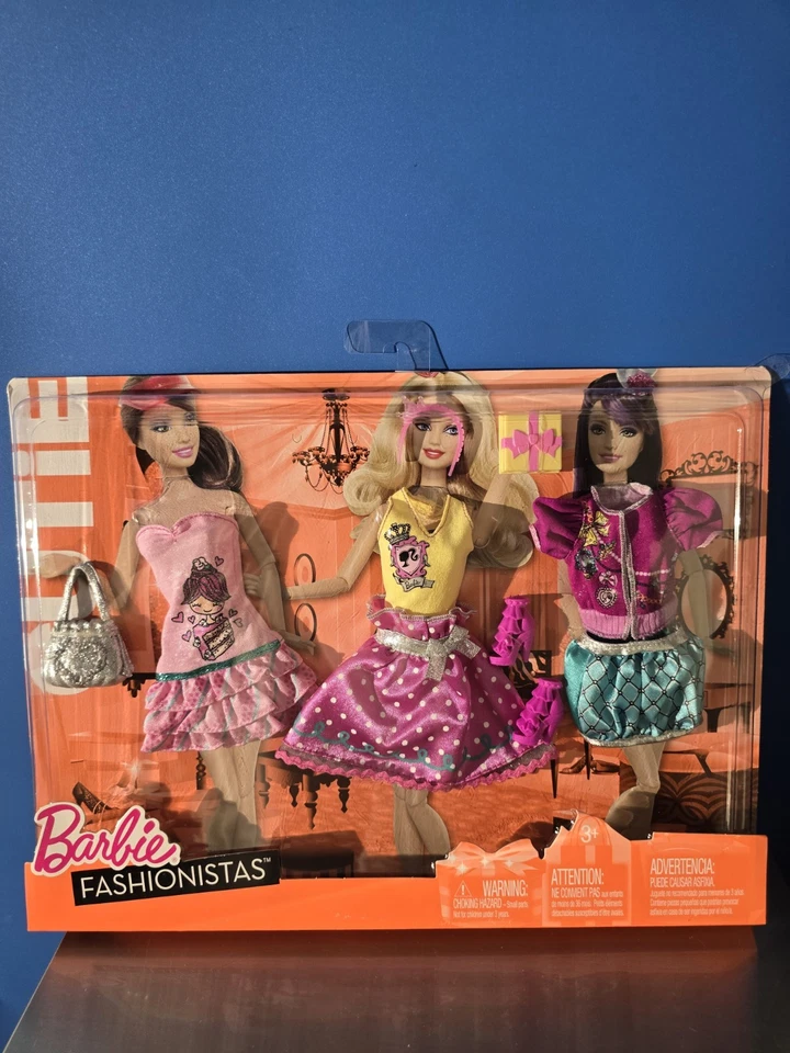 ⭐️Raro Mattel T7493 Cutie Fashionistas Barbie Muñeca Trajes Conjunto de Regalo, Ropa⭐️ Foto 1 de 4