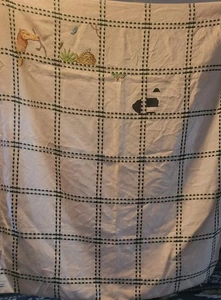 Hand stitched cross stitch nature camel turtle STARTED throw blanket to finish - Picture 1 of 2