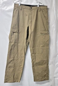 Wrangler Jeans - Men's Size 36 X 32 - Beige Khaki Cargo Classic Authentic Issue - Picture 1 of 10