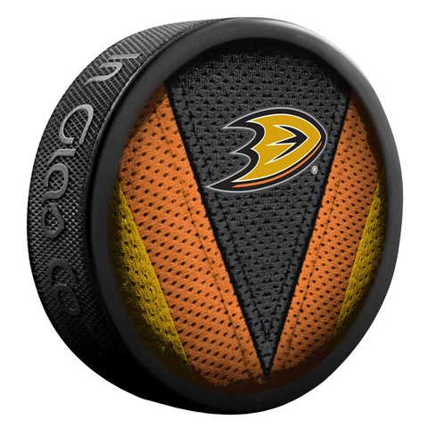 Anaheim Ducks NHL Team Logo Stitch Souvenir Hockey Puck Cover