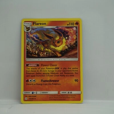 Pokémon TCG Flareon Cosmic Eclipse 25/236 2019 Rare Regular NM Free Shipping - Image 1 of 3