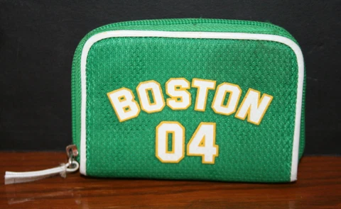 VTG Boston Celtics Credit Card Wallet Bi-fold Boston Celtics "04" JIM PAXSON Cover