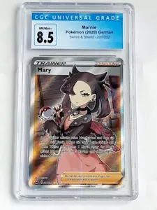 Marnie Pokemon CGC8.5 2020 Deutsch 200/202 Nitendo SR Trainer Unterstützer kostenlos - Bild 1 von 12