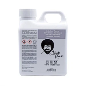 Bob Ross Clear Odourless Thinner 946ml - Artist Paint Brush & Tool Cleaner - Picture 1 of 1