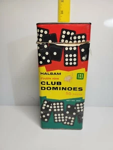 DE COLECCIÓN Colsam Doble Club Madera Dominoes Set #200, 55 piezas Caja Original - Imagen 1 de 7