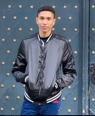 Seven Vintage Super Rare Nylon Bomber Jacket Shiny Silky - Image 1 of 4