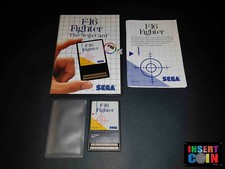 SEGA MASTER SYSTEM F-16 FIGHTER GAME - THE SEGA CARD - READ/READ!