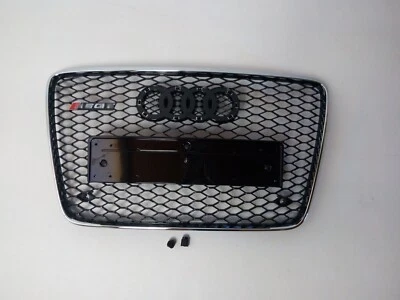 Parrilla de nido de abeja RSQ7 Chrome Style para Audi Q7 4L 2006-2015 - Imagen 1 de 4