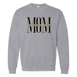 Iowa Hawkeyes Classic Mom Crewneck Sweatshirt - Sport Grey - Bild 1 von 6