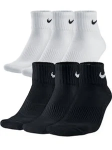NIKE Herren Damen QUARTER Sport Freizeit Socken Kurzsocken 3er Pack SX7667 Neu - Bild 1 von 1