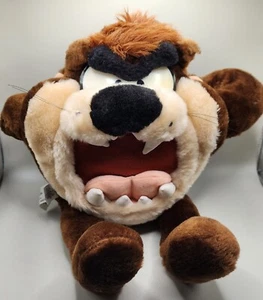 Taz Bag, Looney Toons Plush With Ziper Pocket Jaclyn Inc. - Picture 1 of 16