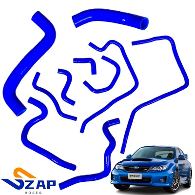 Manguera de radiador/calentador de silicona azul para Subaru Impreza STI 2008-2011 2,0 L EJ20 Foto 1 de 4