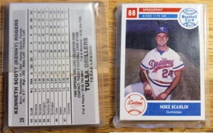 TULSA DRILLERS Juego de Equipo Sellado 1988 Kenny Rogers Kevin Brown John Barfield - Bud - Imagen 1 de 2