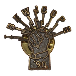 Vintage IBEW International Electrical Workers Union "COPE" '90 Lapel Pin - Picture 1 of 2
