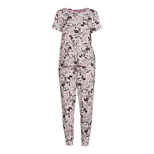New Secret Treasures Womens Dog Shirt Jogger Pajama set Pink many sizes - Picture 1 of 4