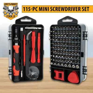 115 in 1 Magnetic Precision Screwdriver Set PC Phone Electronics Repair Tool Kit - Picture 1 of 6