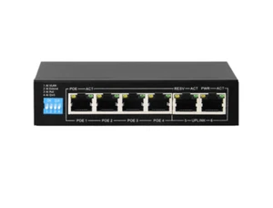 Genie IP4GESP2 4 Port Gigabit PoE Ethernet Switch cw Power Adapter, 4 AI Modes - Picture 1 of 1