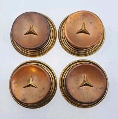 Vintage Mid Century Modern Drawer Pulls Cabinet Knobs Hardware Lot of 4 - Image 1 of 4