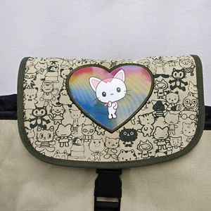 Zaino Sanrio 100 gatti vintage anni 90 raro borsa in tela nuovo con etichetta - Foto 1 di 17