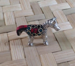Vintage Turquoise Coral Horse Incense Holder - Picture 1 of 12