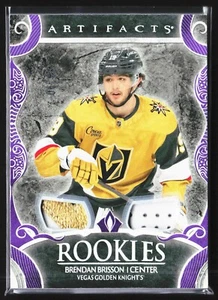 Brendan Brisson Base Materials Purple 32/49 2024-25 Upper Deck Artifacts Hockey - Picture 1 of 3