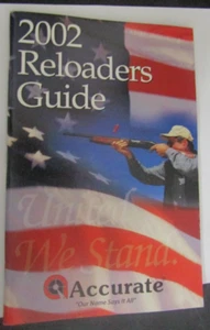 Accurate 2002 Reloaders Guide Paperback - Picture 1 of 2