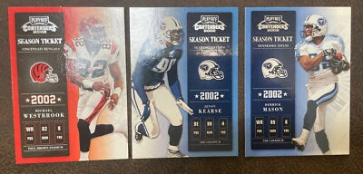 (3) 2002 Playoff Contenders Championship Ticket Football Cards Mason Kearse! - Image 1 of 2