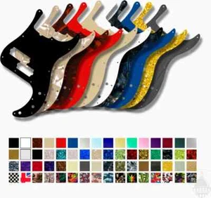 WD Custom Pickguard For Fender USA 5 String Precision Bass - Picture 1 of 88
