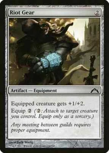 RIOT GEAR X 4 N/M- GATECRASH MAGIC THE GATHERING - Picture 1 of 1