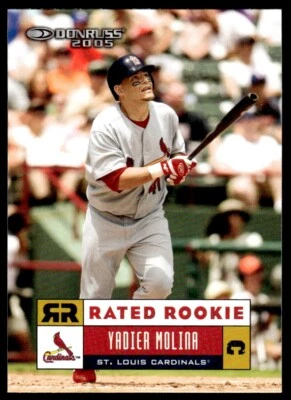 2005 DONRUSS RATED ROOKIE Yadier Molina St. Louis Cardinals #54 - Imagem 1 de 2
