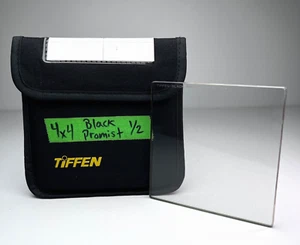 Tiffen 4 x 4" Black Pro-Mist 1/2 Glass Filter - Picture 1 of 3