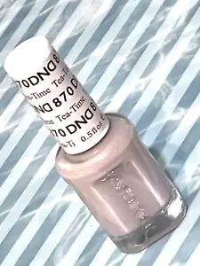 DND Nail Lacquer Polish 870 TEA TIME Buildable Soft Rosy Pink Sheer LOWEST PRICE - Picture 1 of 23