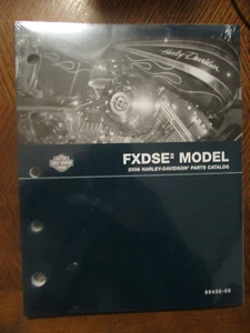 HARLEY DAVIDSON 2008 FXDSE2 MODELO DE PIEZAS CATÁLOGO P/N 99430-08 NUEVO - Imagen 1 de 2