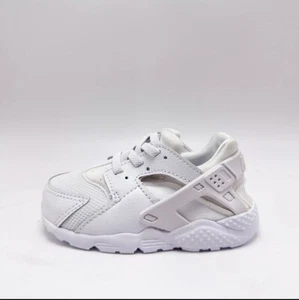 Nike Huarache Run Ultra weiß Sportschuhe Kleinkind Säugling Baby Schuhe Größe 10 - Bild 1 von 8