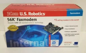 Scheda modem 3com US Robotics 56k modello 5687 articolo scatola aperta - Foto 1 di 5