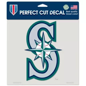 SEATTLE MARINERS LOGO 8"X8" COLOR DIE CUT DECAL NEW WINCRAFT 👀 - Picture 1 of 1