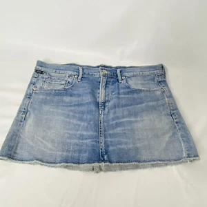 CITIZENS OF HUMANITY Denim Jean Skirt Size 26 Made USA - Picture 1 of 8