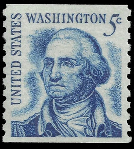 Scott 1304, la bobina Washington 1966 5¢ única - como nueva, nunca montada - Imagen 1 de 1